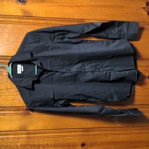 Zara Man men's medium black dress shirt